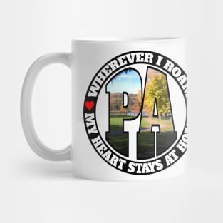 Heart Stays Home - Pennsylvania Mug